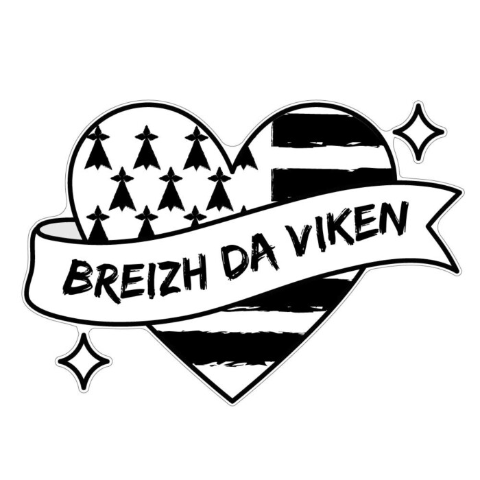 Ministicker - Coeur Drapeau Breton