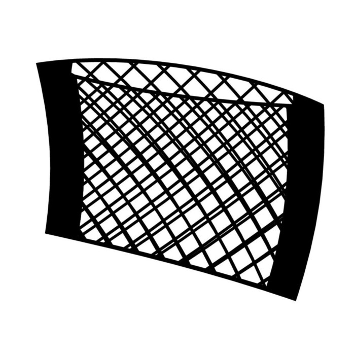 Rangement coffre, Poche filet élastique - 40x25 cm, Filet